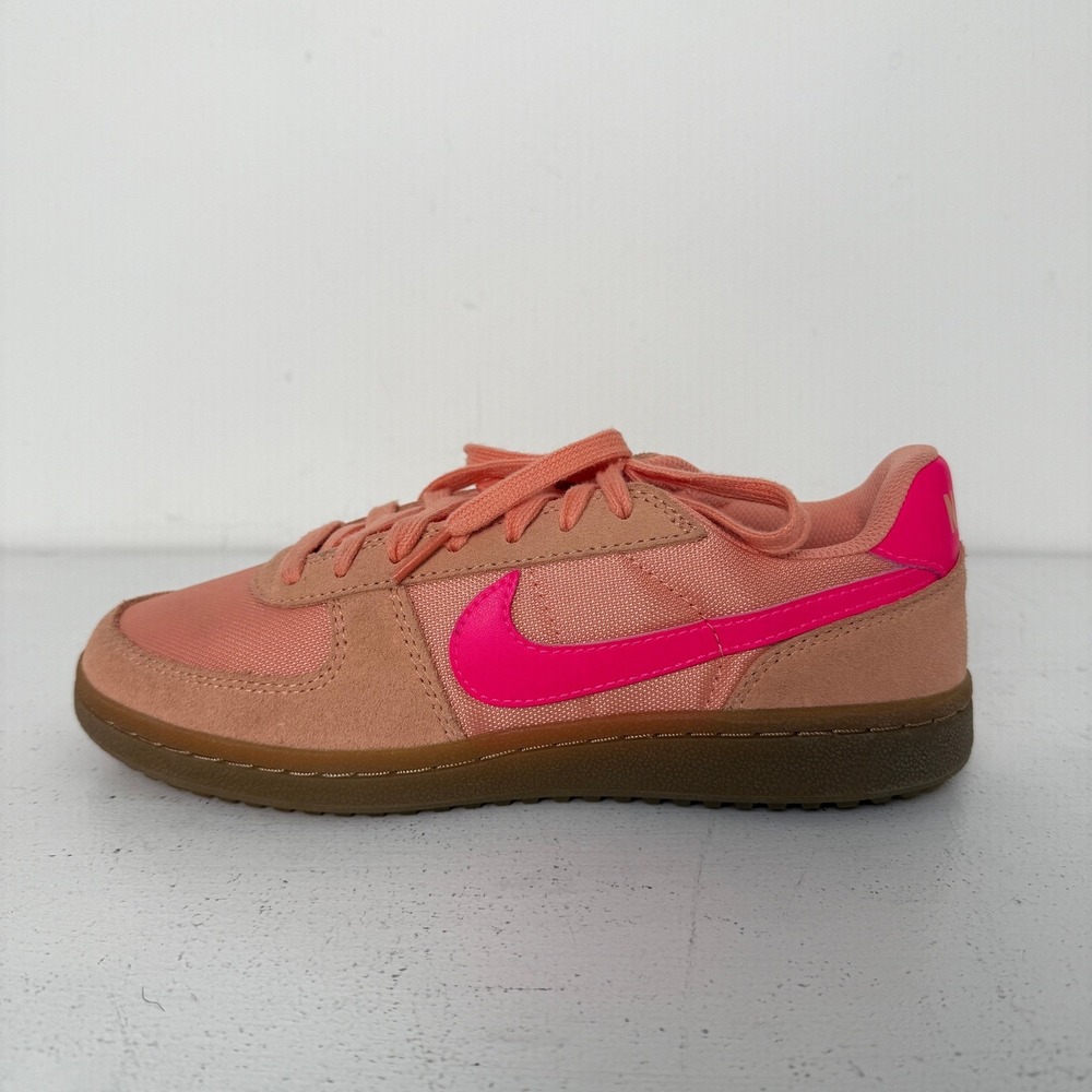 Nike Field General 82 Kids 7Y Orange Pink Gum Sneakers IF0465-800 Low Top Shoes